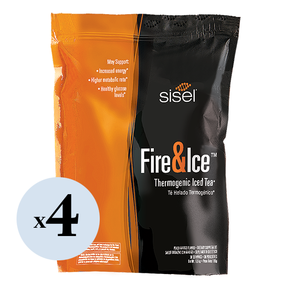 Fire&Ice™ Peach Mango (4 Pack) Thermogenic Iced Tea