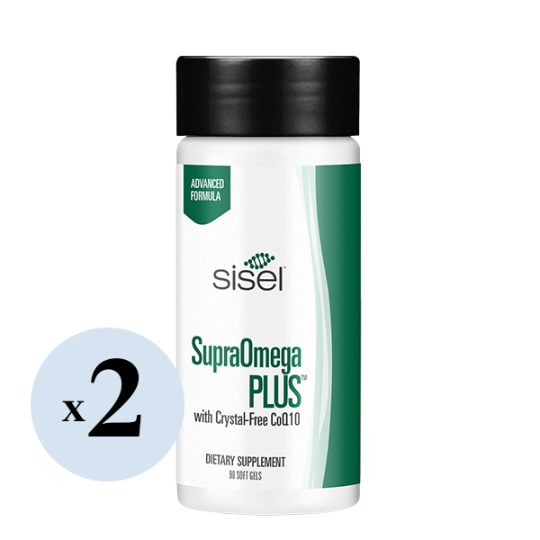 SupraOmega PLUS™ (2 Pack) With Crystal-Free CoQ10